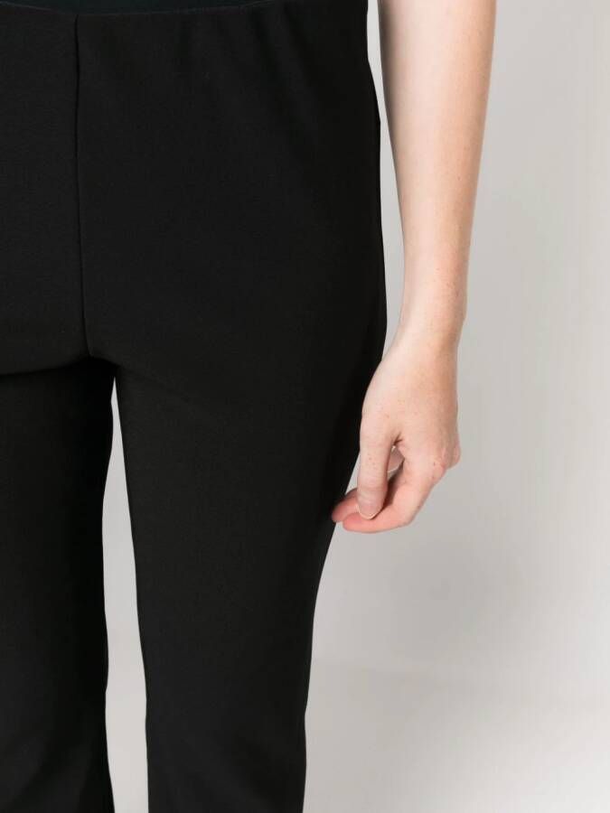 By Malene Birger Mid waist pantalon Zwart