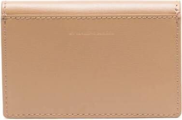 By Malene Birger Portemonnee met logoplakkaat Beige