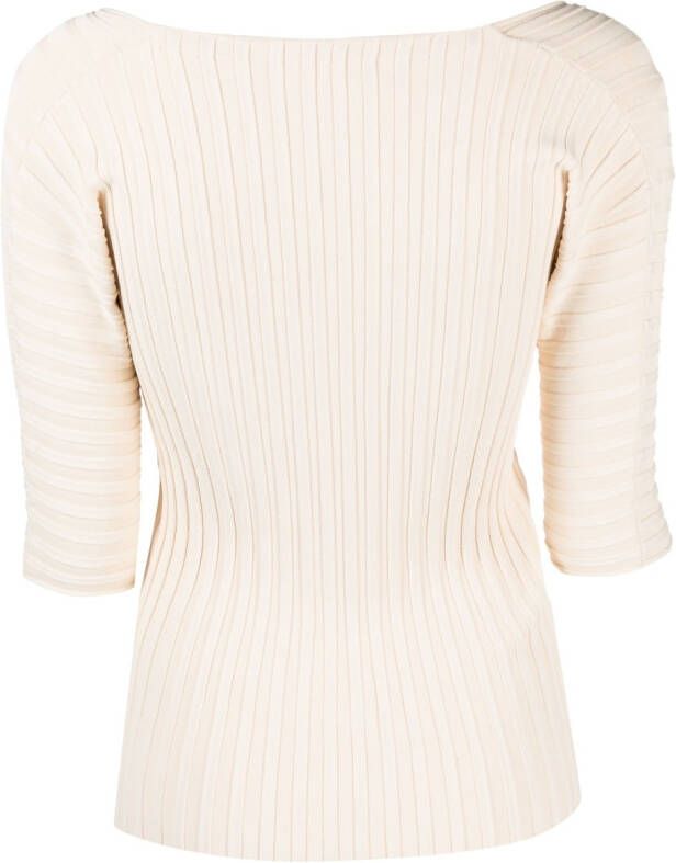 By Malene Birger Asymmetrische top Beige