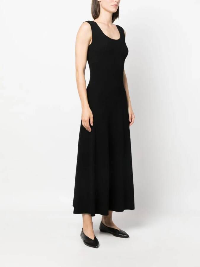 By Malene Birger Maxi-jurk met diepe hals Zwart