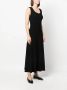 By Malene Birger Maxi-jurk met diepe hals Zwart - Thumbnail 3