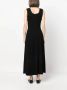 By Malene Birger Maxi-jurk met diepe hals Zwart - Thumbnail 4