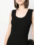 By Malene Birger Maxi-jurk met diepe hals Zwart - Thumbnail 5