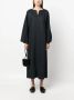 By Malene Birger Midi-jurk met split in de hals Zwart - Thumbnail 2