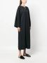 By Malene Birger Midi-jurk met split in de hals Zwart - Thumbnail 3