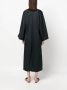 By Malene Birger Midi-jurk met split in de hals Zwart - Thumbnail 4