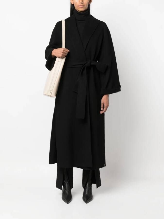 By Malene Birger Trenchcoat met ceintuur Zwart