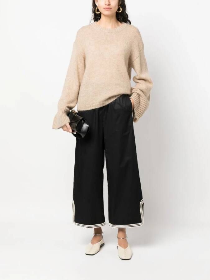 By Malene Birger Trui met verlengde mouwen Beige
