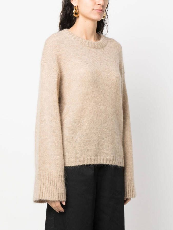 By Malene Birger Trui met verlengde mouwen Beige