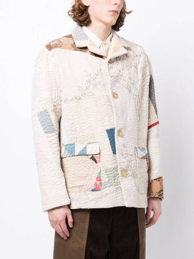 By Walid Jack met patchwork Beige
