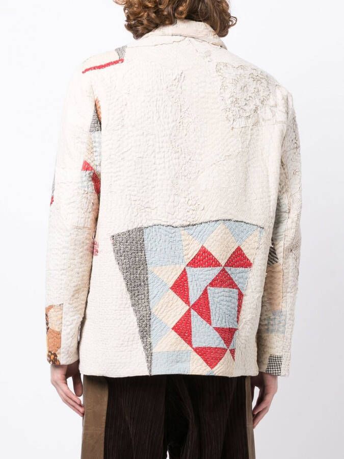 By Walid Jack met patchwork Beige