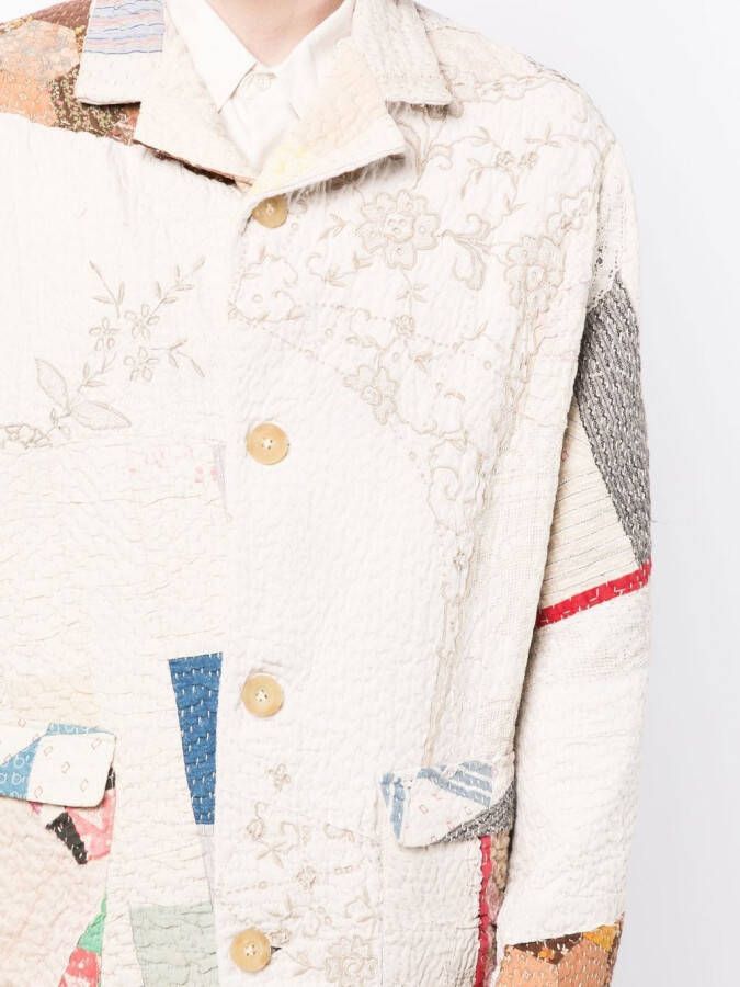 By Walid Jack met patchwork Beige