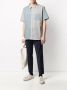 By Walid Carson overhemd met vlakken Blauw - Thumbnail 2