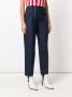 Calvin Klein broek met hoge taille Blauw - Thumbnail 3