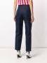 Calvin Klein broek met hoge taille Blauw - Thumbnail 4