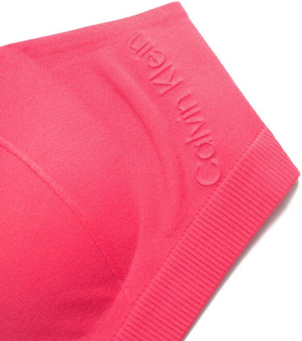 Calvin Klein Bh met logo-reliëf Roze