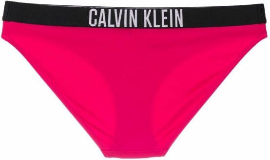 Calvin Klein Bikinislip met logo taille Roze