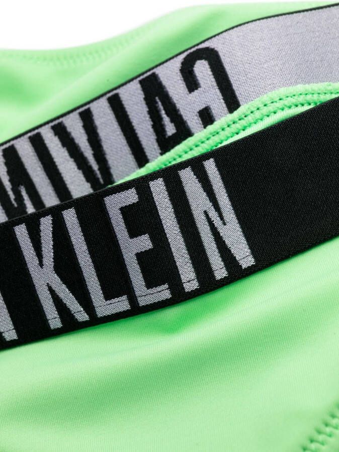 Calvin Klein Bikinislip met logoband Groen