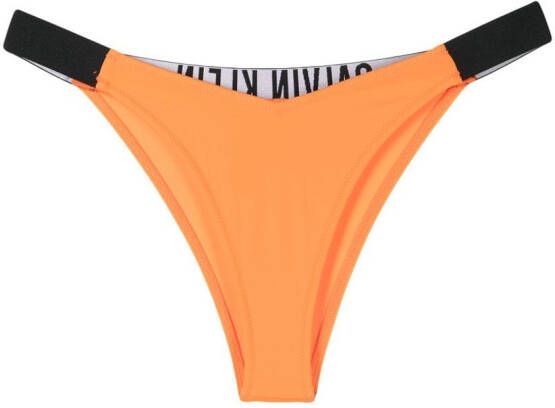 Calvin Klein Bikinislip met logoband Oranje