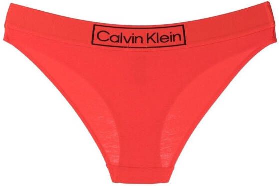 Calvin Klein Bikinislip met logoband Rood