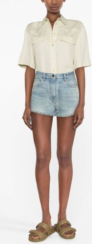 Calvin Klein Blouse met geborduurd logo Groen