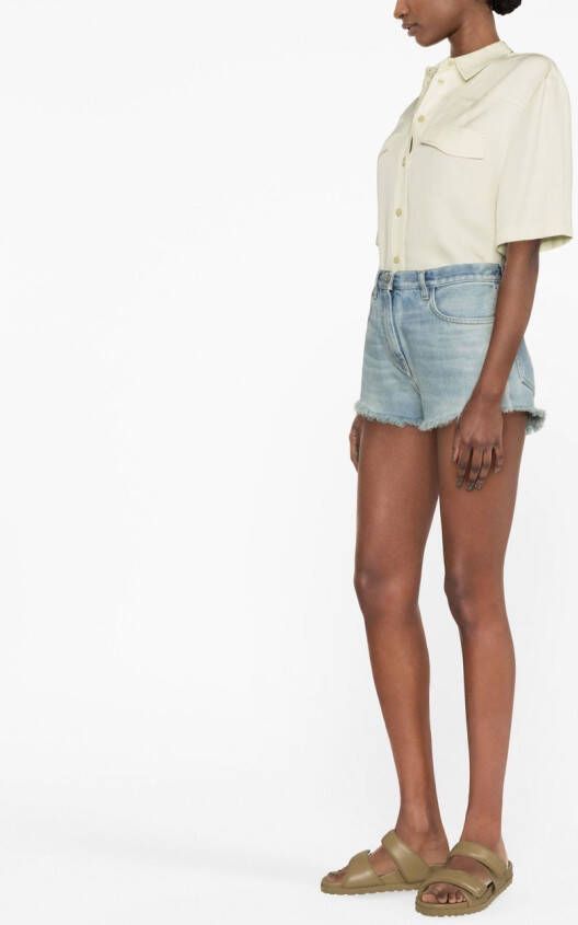 Calvin Klein Blouse met geborduurd logo Groen