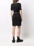 Calvin Klein Bodycon jurk Zwart - Thumbnail 4