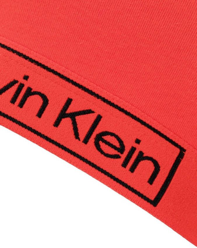 Calvin Klein Bralette met logo Rood