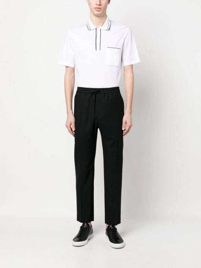 Calvin Klein Broek met trekkoordtaille Zwart