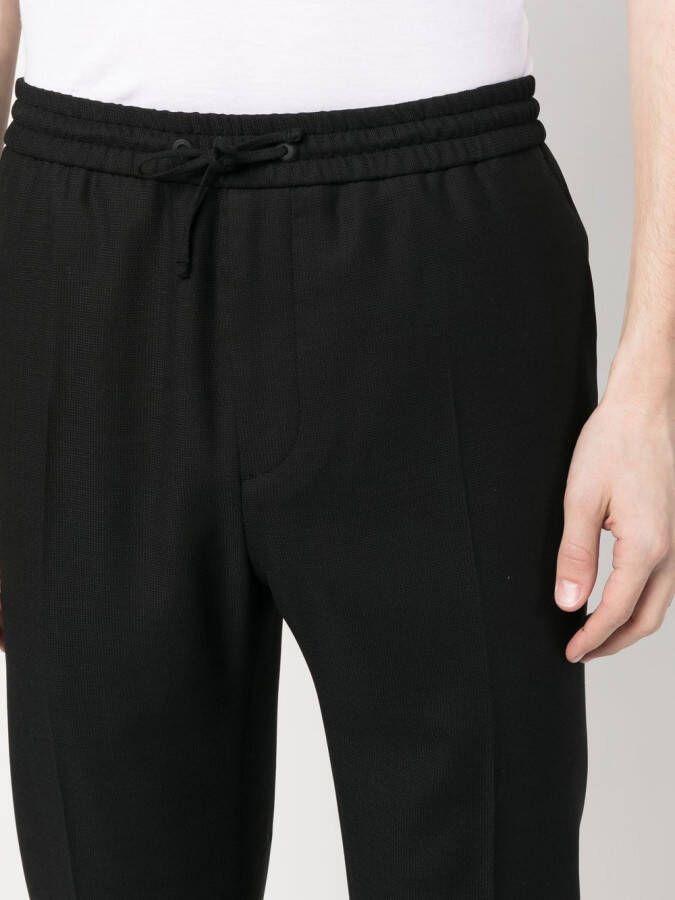 Calvin Klein Broek met trekkoordtaille Zwart