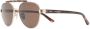 Calvin Klein CK19306 zonnebril met rond montuur Bruin - Thumbnail 2