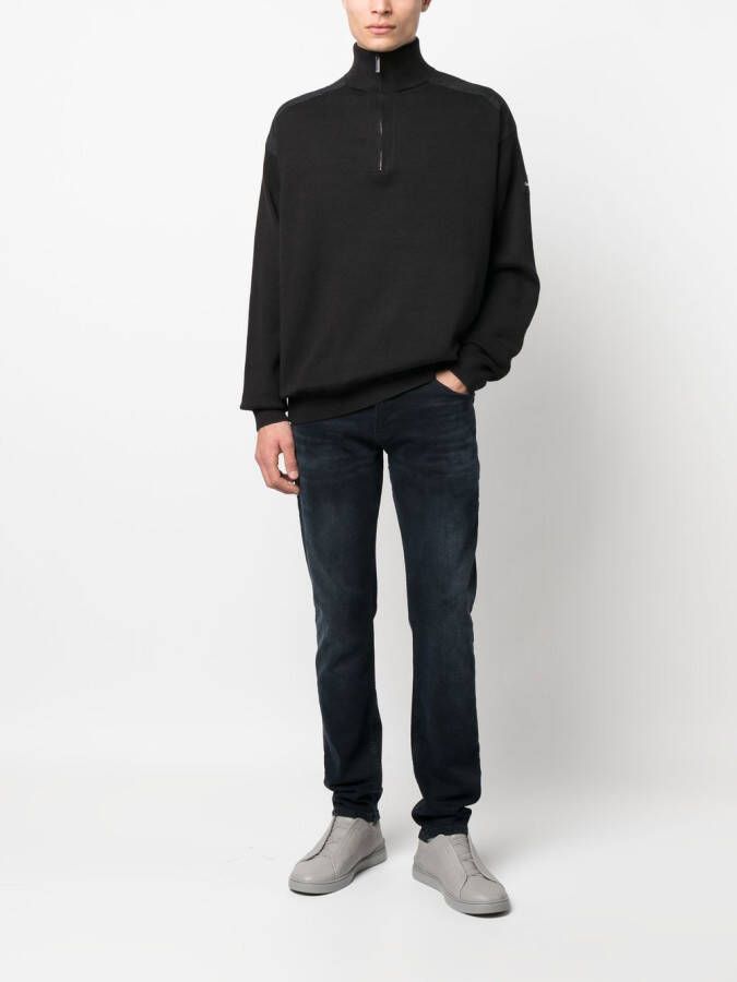 Calvin Klein Trui met rits Zwart