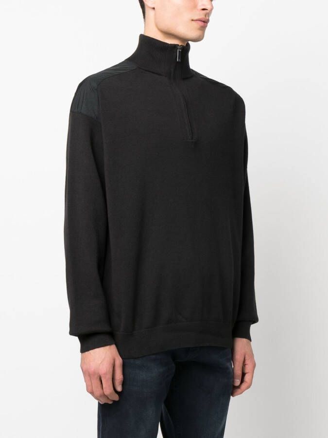 Calvin Klein Trui met rits Zwart