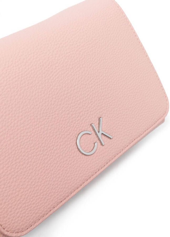 Calvin Klein Crossbodytas met logoplakkaat Roze