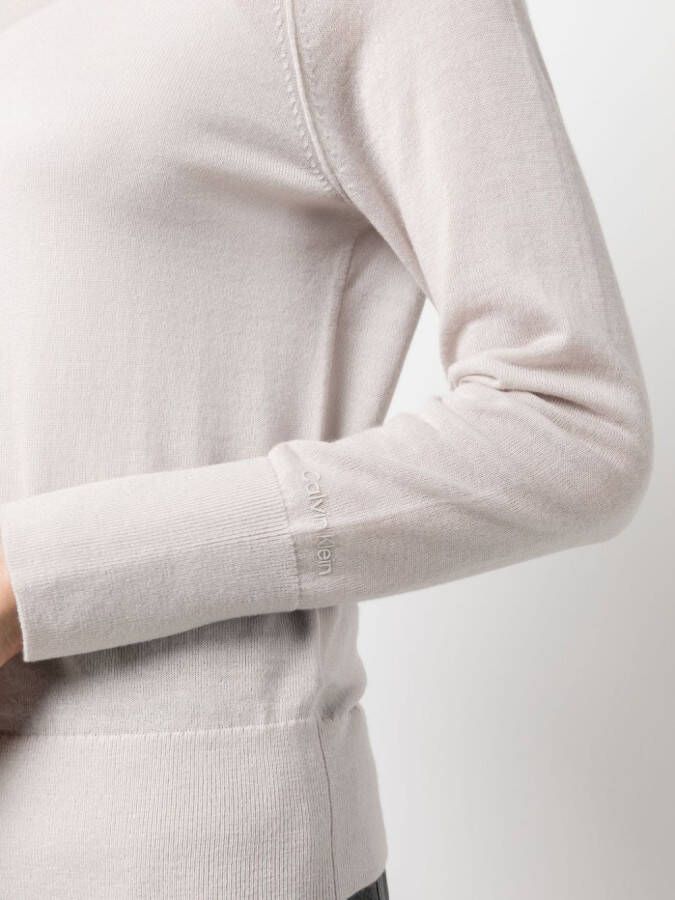 Calvin Klein Fijngebreide trui Beige