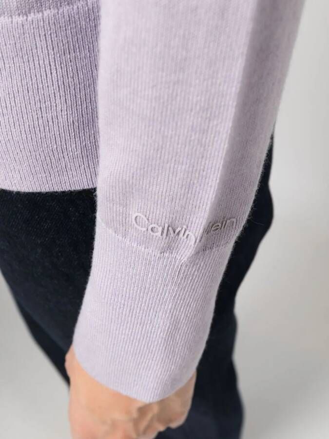 Calvin Klein Fijngebreide trui VK8 Lilac Dusk
