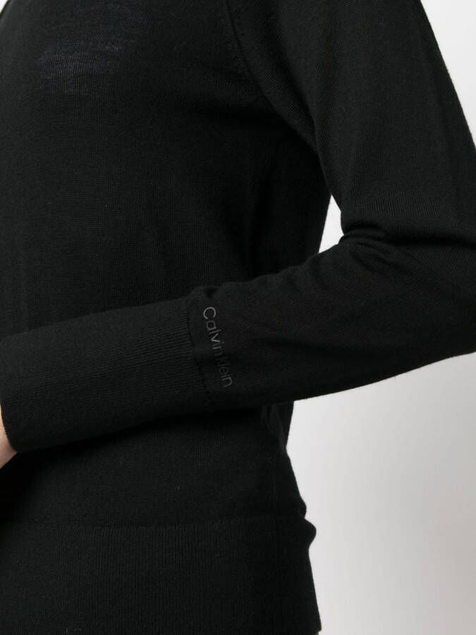 Calvin Klein Fijngebreide trui Zwart
