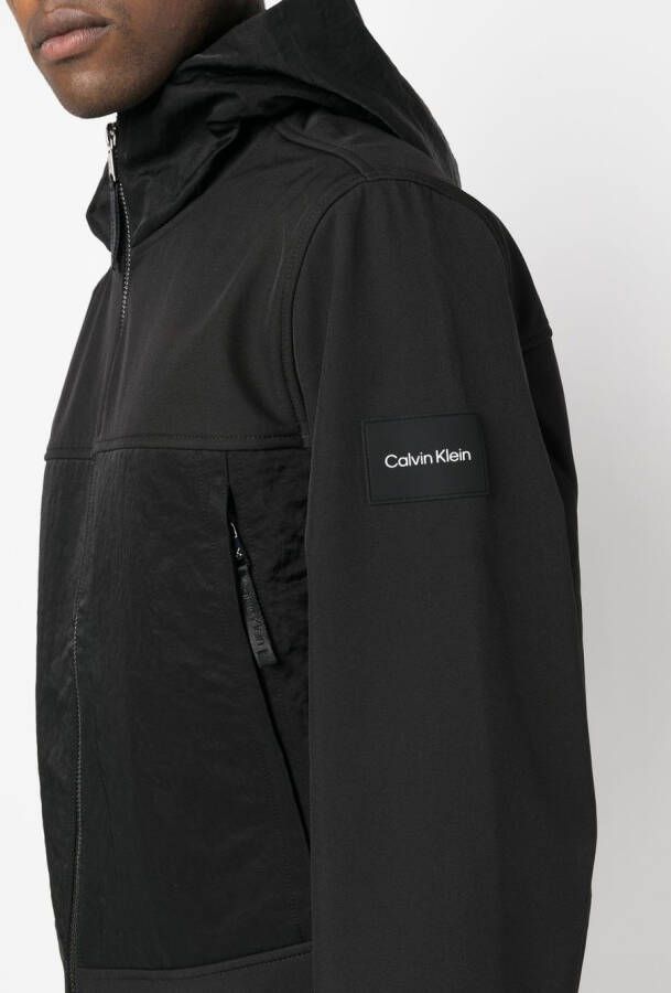Calvin Klein Jack met capuchon Zwart