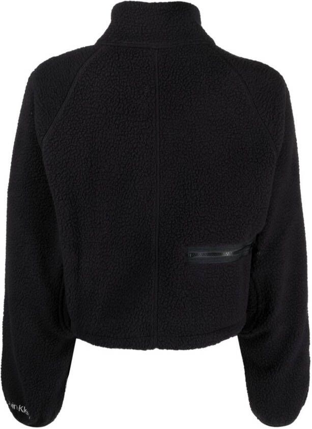 Calvin Klein Cropped sweater Zwart