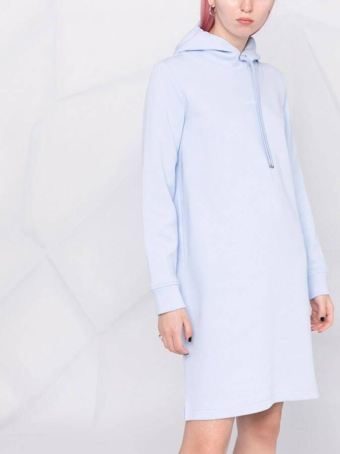 Calvin Klein Hoodie-jurk met capuchon Blauw