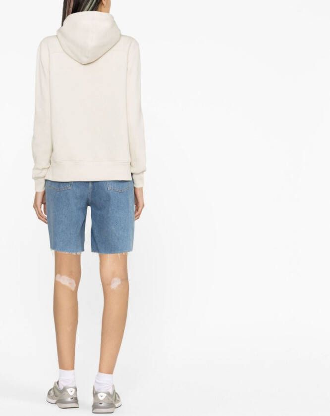 Calvin Klein Hoodie met geborduurd logo Beige