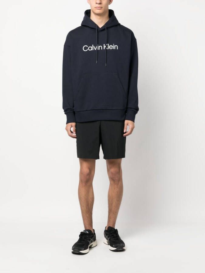 Calvin Klein Hoodie met logoprint Blauw