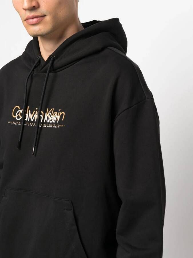 Calvin Klein Hoodie met logoprint Zwart