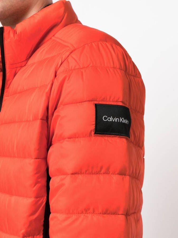 Calvin Klein Jack met logopatch Oranje
