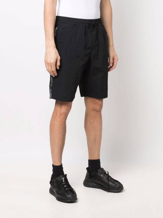 Calvin Klein Jeans Bermuda shorts met logoband Zwart