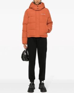 Calvin Klein Jeans Donsjack met logo Oranje