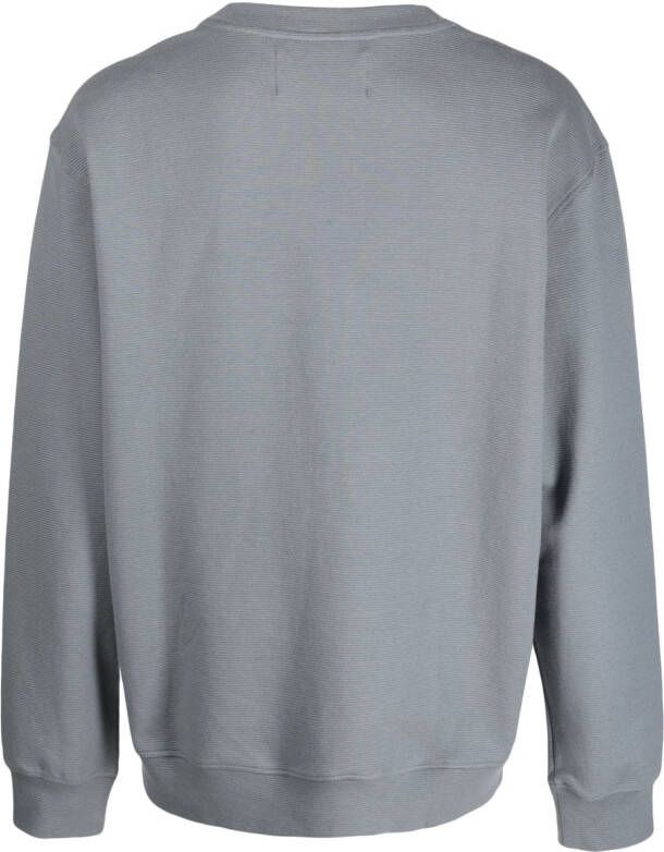 Calvin Klein Jeans Sweater met geborduurd logo Grijs