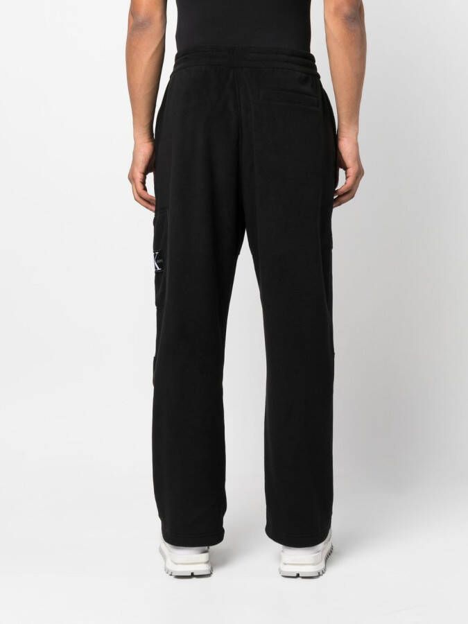 Calvin Klein Jeans Fleece trainingsbroek Zwart