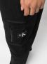 Calvin Klein Jeans Fleece trainingsbroek Zwart - Thumbnail 5