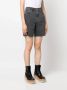 Calvin Klein Jeans Denim shorts met high waist Zwart - Thumbnail 3